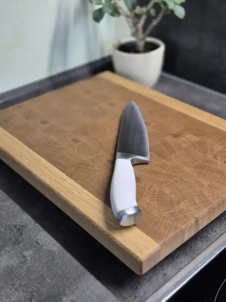 Schneidebrett Stirnholz Eiche "The Straight"