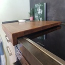 Schneidebrett Eiche m. Anschlagkante