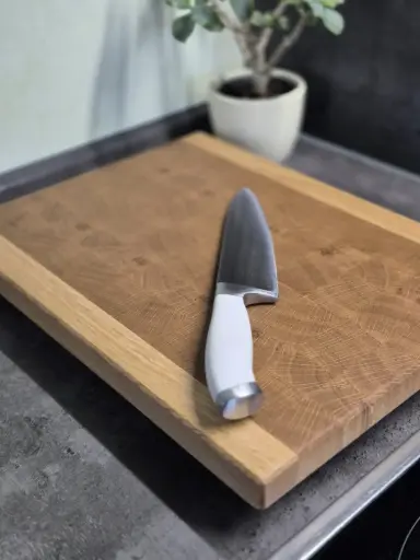 Schneidebrett Stirnholz Eiche "The Straight"